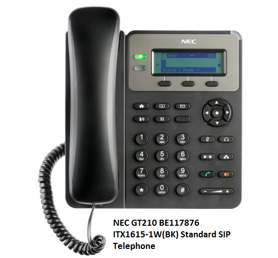 NEC GT210 ITX1615-1W(BK) Standard SIP Telephone