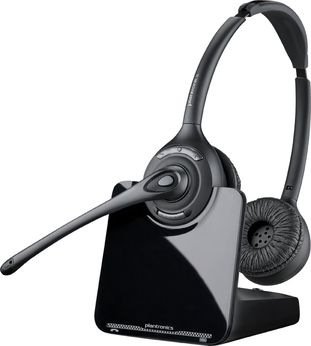 CS520 Plantronics Over-the-head, binaural Wireless Headset