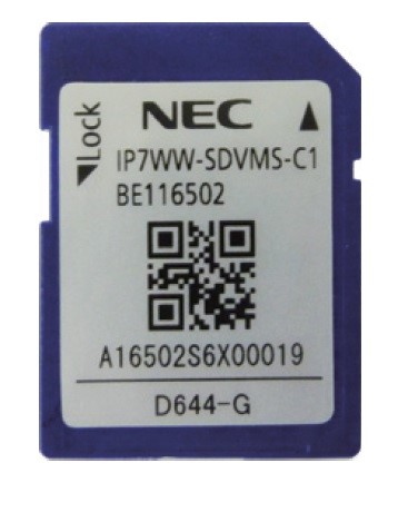 [BE116502] NEC SL2100 IP7WW-SDVMS-C1 SD Card (1GB) for VRS/VM (InMail) Storage