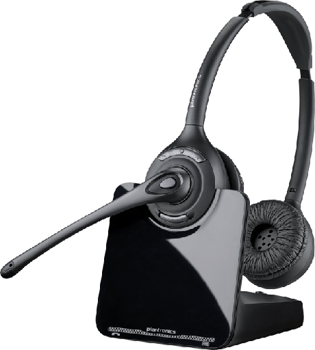 [84692-01] CS520 Plantronics Over-the-head, binaural Wireless Headset