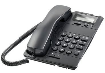 [BE118843] NEC AT-50P(BK)TEL Simple Caller ID Analog Phone