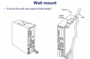 NEC CHS2U Wall Mount Kit Wall Mount for 2U Chassis