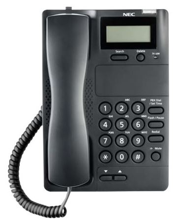 NEC AT-50P(BK)TEL Simple Caller ID Analog Phone