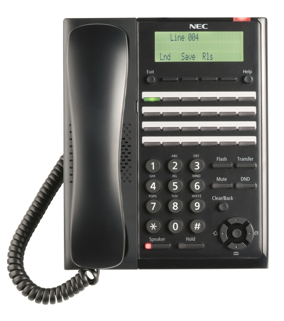 NEC SL2100 IP7WW-24TXH-A1 TEL (BK) 24 Keys Digital MLT Phone