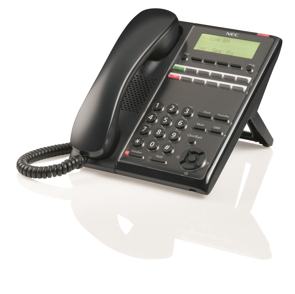NEC SL2100 IP7WW-12TXH-A1 TEL (BK) 12 Keys Digital MLT Phone
