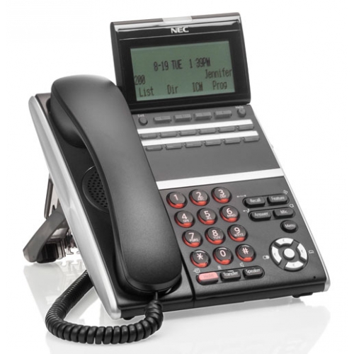 NEC DT800 ITZ-12D-3P(BK) 12-Key IP Display Phone