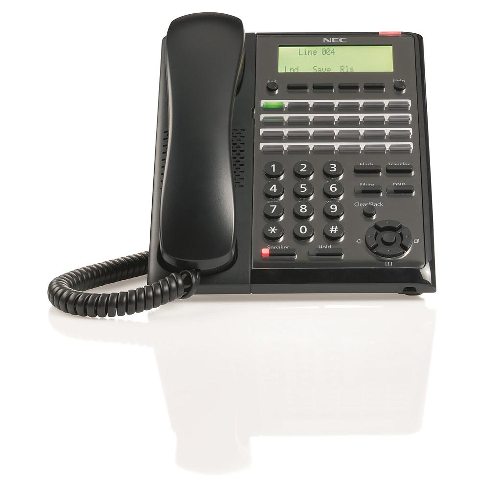 NEC SL2100 IP7WW-24TXH-A1 TEL (BK) 24 Keys Digital MLT Phone